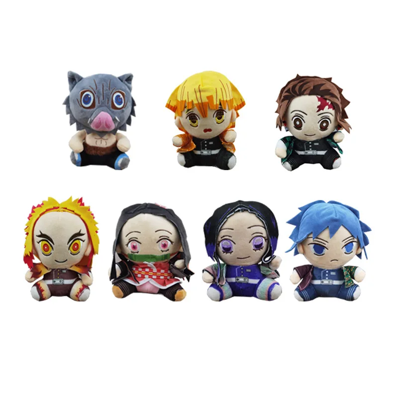 Оптовая продажа новейшие куклы аниме Kimetsu No Yaiba мягкие плюшевые игрушки в подарок