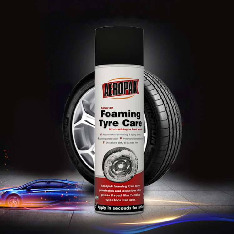 AEROPAK Free sample Foaming tyre care Car wash foaming tyre care cleaner for car wheel