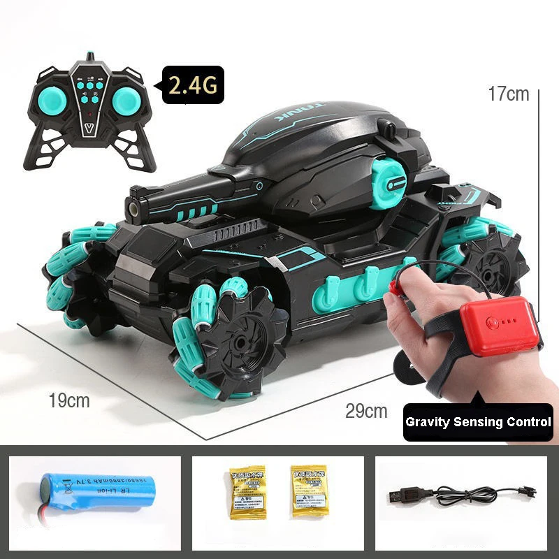 Innsfash 2.4G Gesture Remote Control Water Bomb Light Music Toy RC Water Tanks