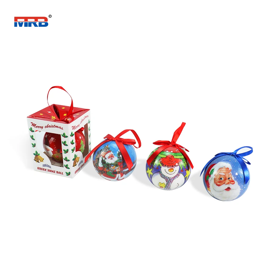 Christmas Themed Design Interesting and Distinctive DIY creativity Gift packing christmas ball Kids toy hanging christmas ball