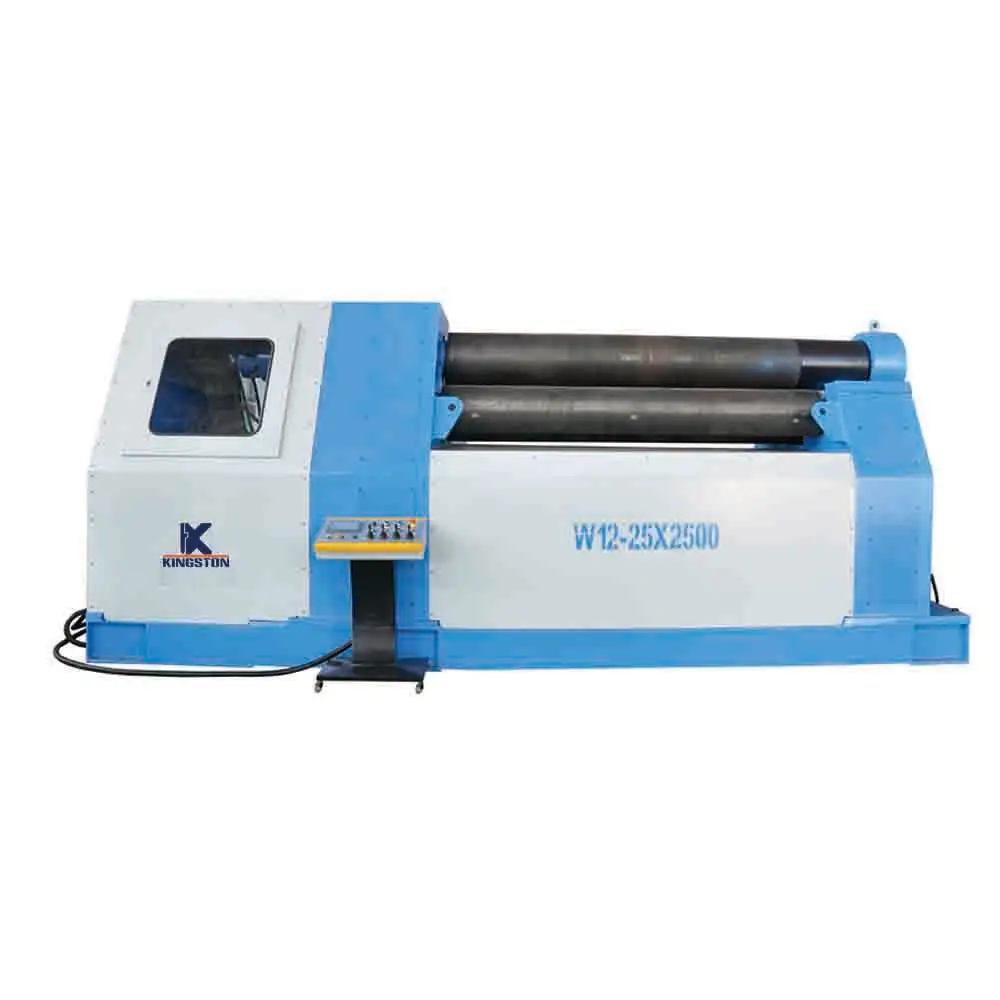 W12 CNC Automatic Hydraulic 4 Roller Steel Plate Rolling Bender Machine Efficient Bending and Rolling for Plates