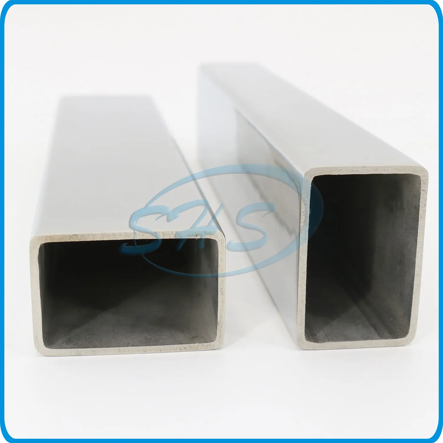 Customize JIS 201 304L 304 316L Stainless Steel Rectangular Tubes Pipes with Mirror Surface for Construction Bridge Building