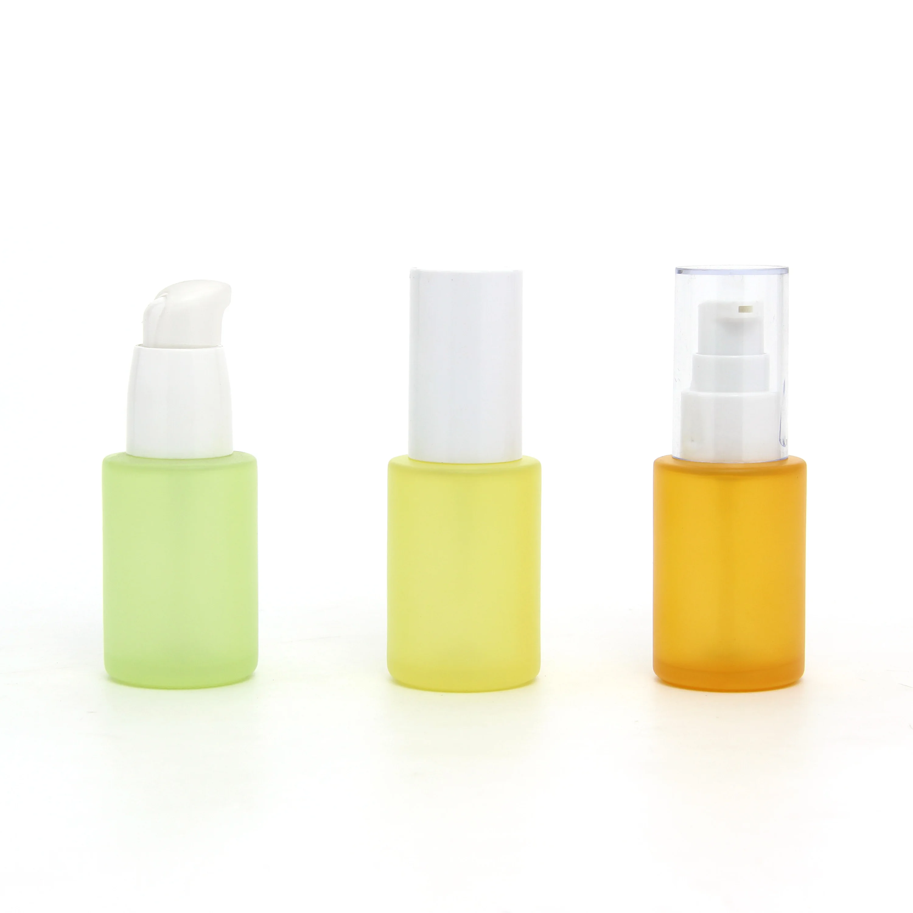 2022 wholesale 30ml flat shoulder custom color glass bottle with dropper for essential oil hair oil