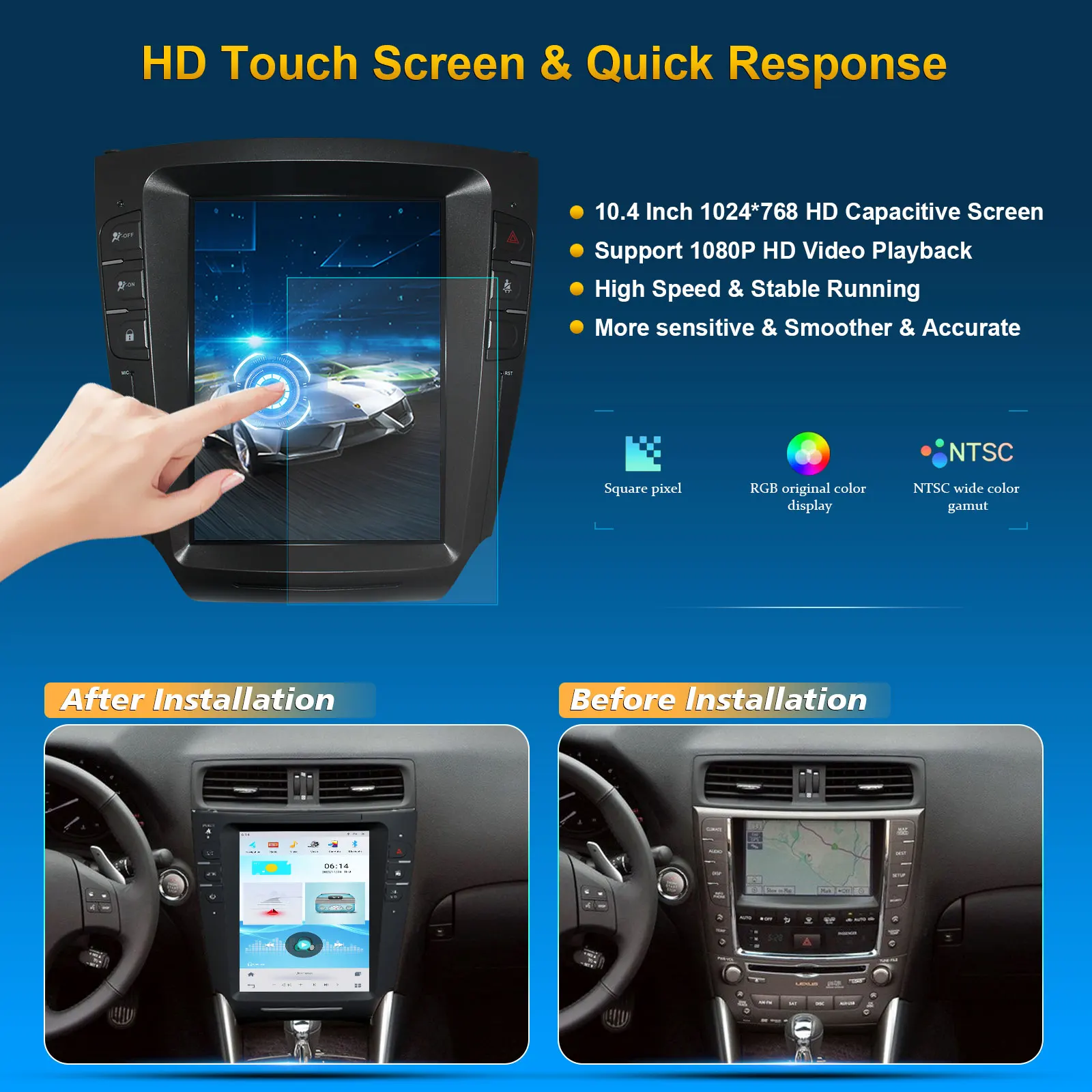 Car Radio For Lexus IS 2005-2015 Vertical Screen GPS Car Multimedia Player Auto Radio Vertical Big Screen