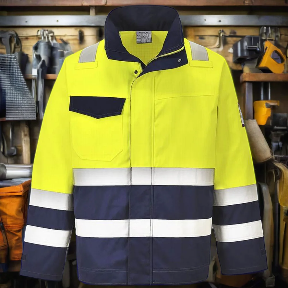 Защитная куртка Антистатическая FR защитная Светоотражающая огнестойкая Рабочая одежда