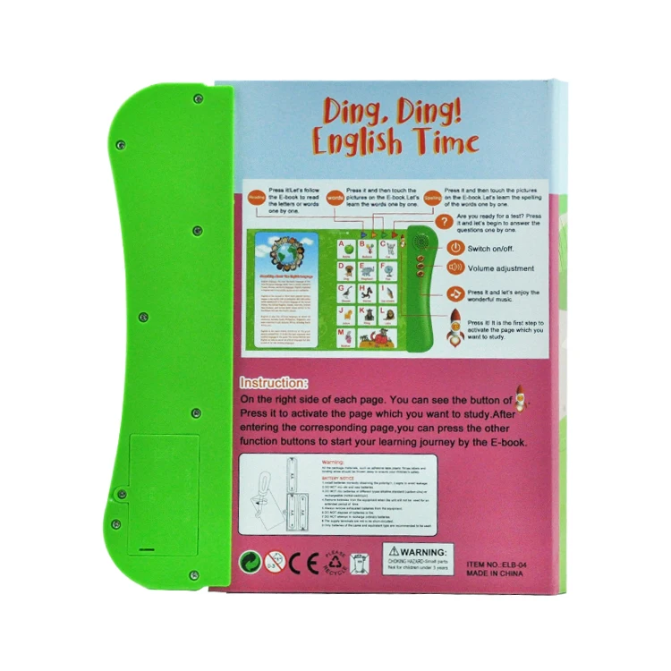 Kids 100 Words Push Button Talking Educational Toys My Electronic Sound Book Children Book