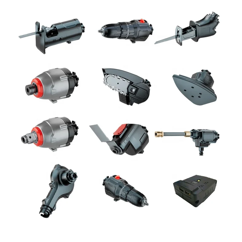 HENGLAI 20V Power Tools Combo Kit In China Combination Woodworking Machines Drill in 1