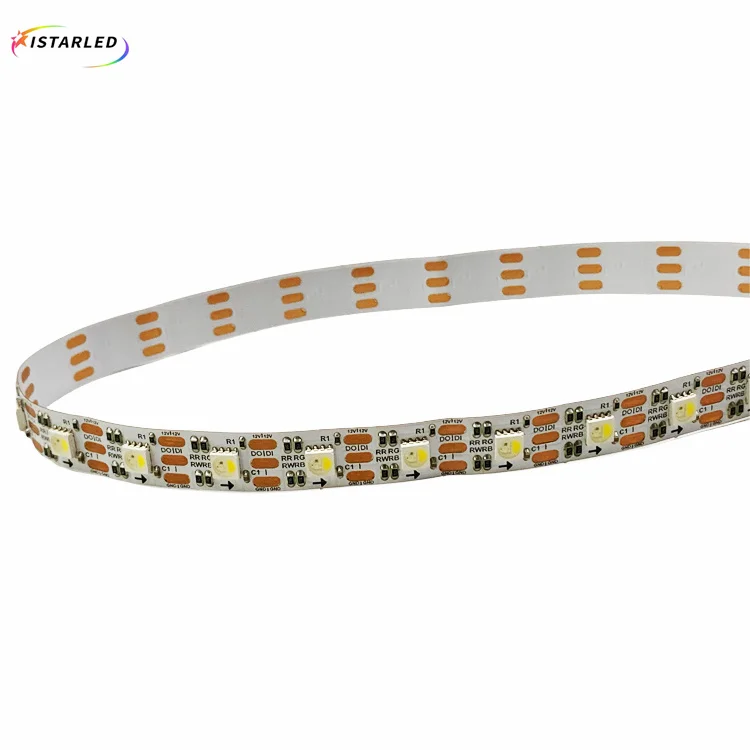 12V DC addressable sk6812 rgbw 8 feet 60led smd5050 rgbw 60 pixels individually flexible ktv nightclub led strip