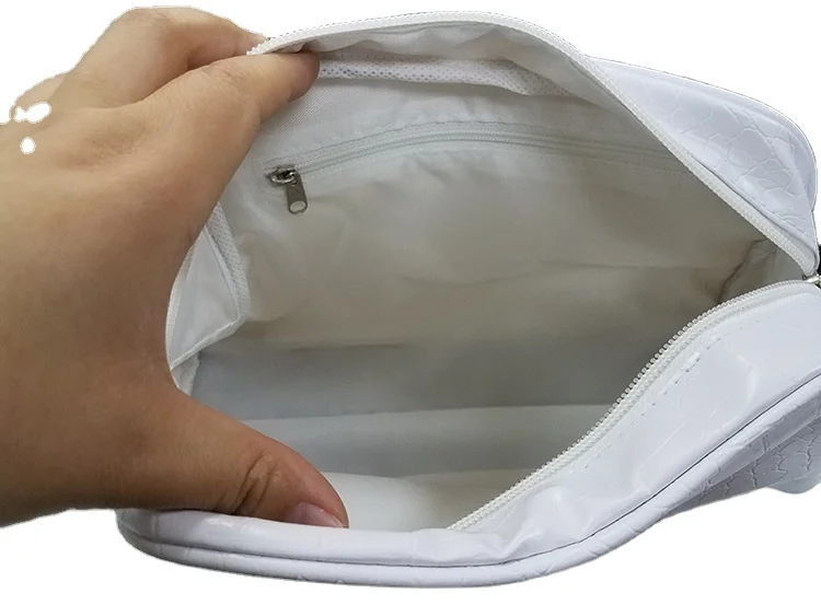 Fashion hot selling women multi function waterproof customized crocodile PU leather packaging makeup cosmetic bags cases