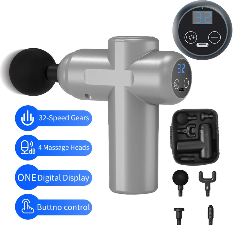 2024 New Products HandHeld Pocket Vibration Gun Massage Machine Gun deep Muscle Small Fascial body Massage Gun Mini