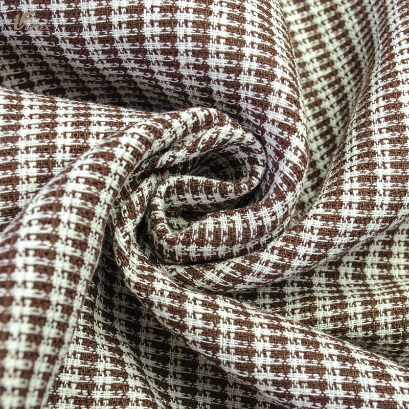 Hot selling product new design woven 55%linen 45%rayon fabric for clothes at the wholesale price