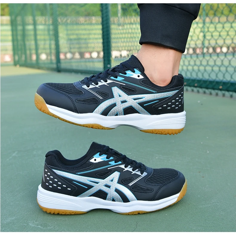 Unisex badminton shoes, lightweight tennis shoes, non-slip, breathable and Fashionable tennis sneakers