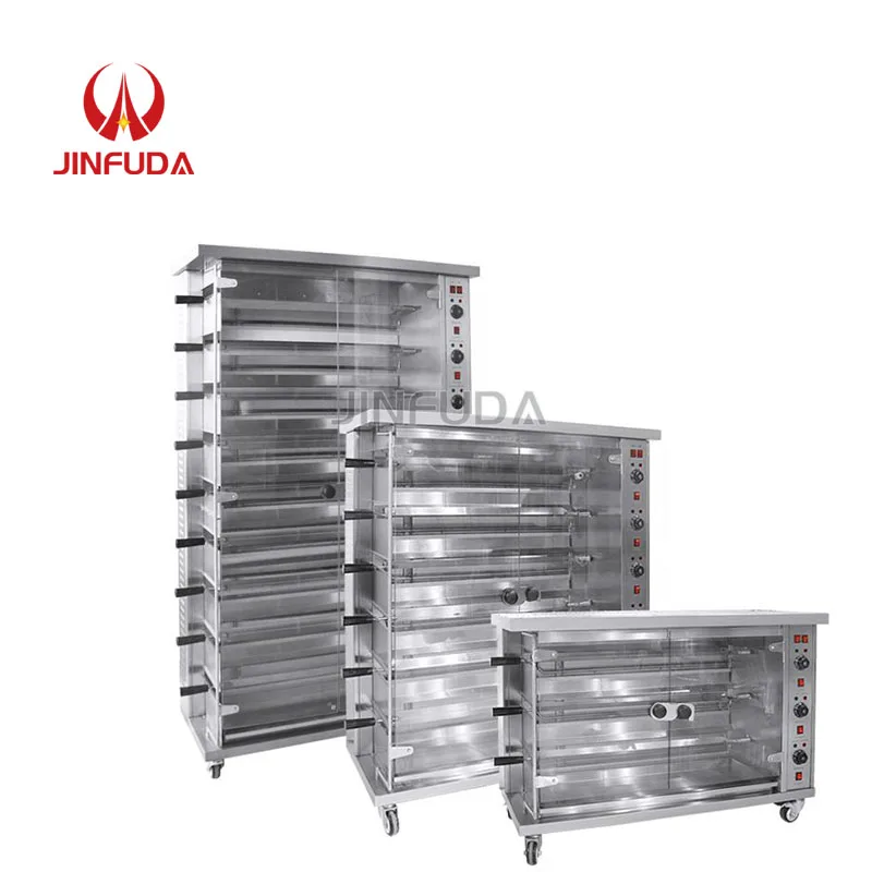 kitchen gas rotisserie oven high quality stainless steel grill chicken machine