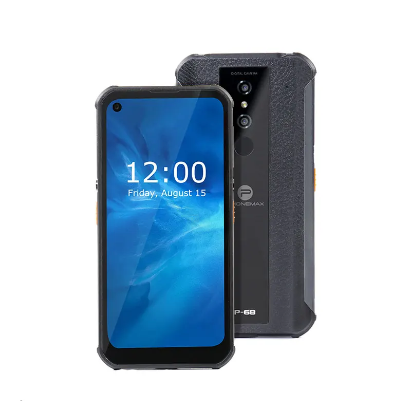 Wifi barcode scanner rugged smart phone  4G 128GB  NFC 2020 Android waterproof  6000mAh mobile phonemax mobile