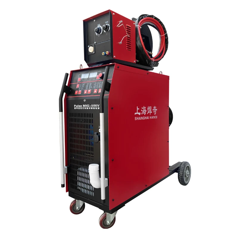 Full digital  MIG-500 380V double pulse gas shielded welding machine  pulse gas shielded aluminum welding machine