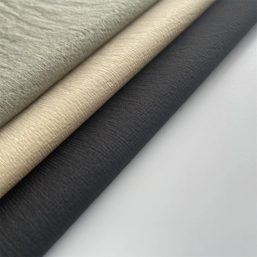 Hahoo оптовая продажа сетчатая пухонепроницаемая куртка крашеная переработанная нейлоновая ткань для сумок