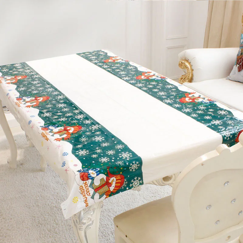 Wholesale Green Red Foil Balloon Tassel Tablecloth Happy Birthday Christmas Party Decoration Supplies Set