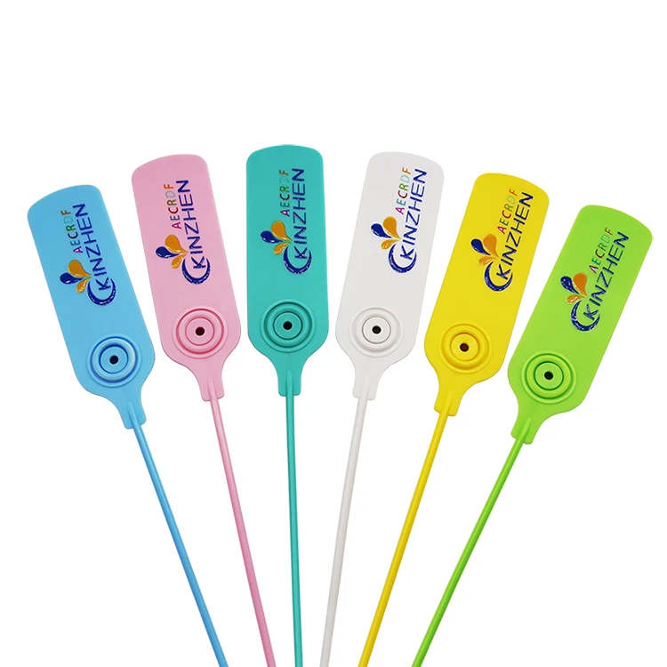 Shoe Clothing Serial Number Tag High Security Tamper Proof Seal For Clothes Seal Plastic