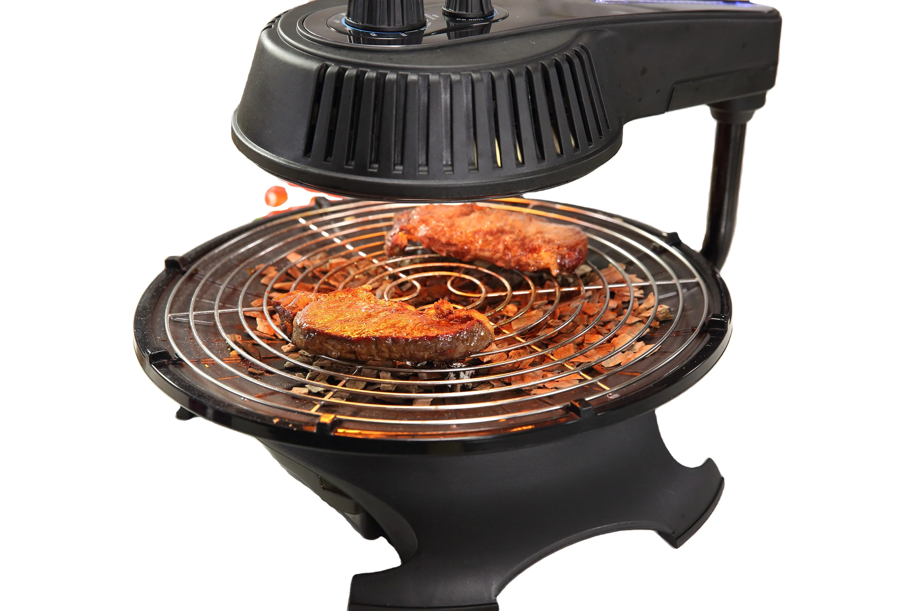 Top Heater Double Contact Korean Barbecue Japan Japanese Teppanyaki Wide Stainless Steel Flat Top Griddle Grill