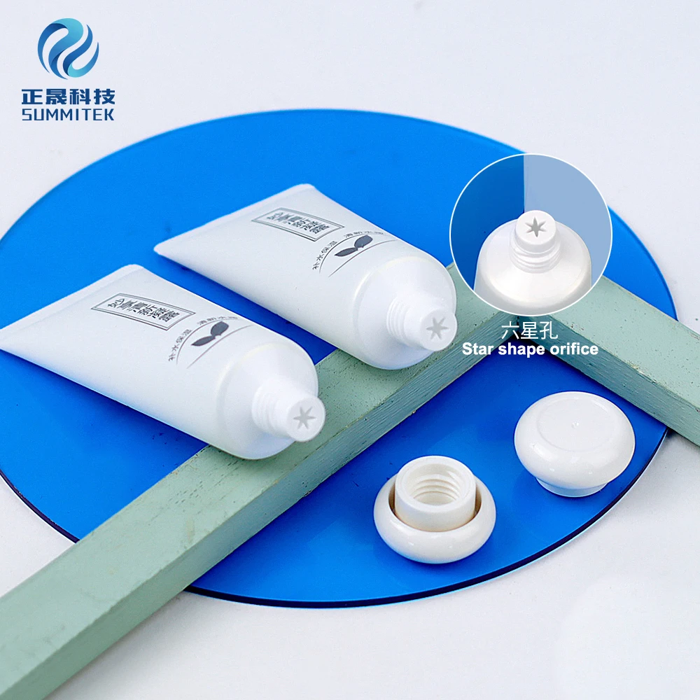 Empty Squeeze Tubes For Cosmetics OEM Cosmetic Packaging Round lid Plastic Tubes