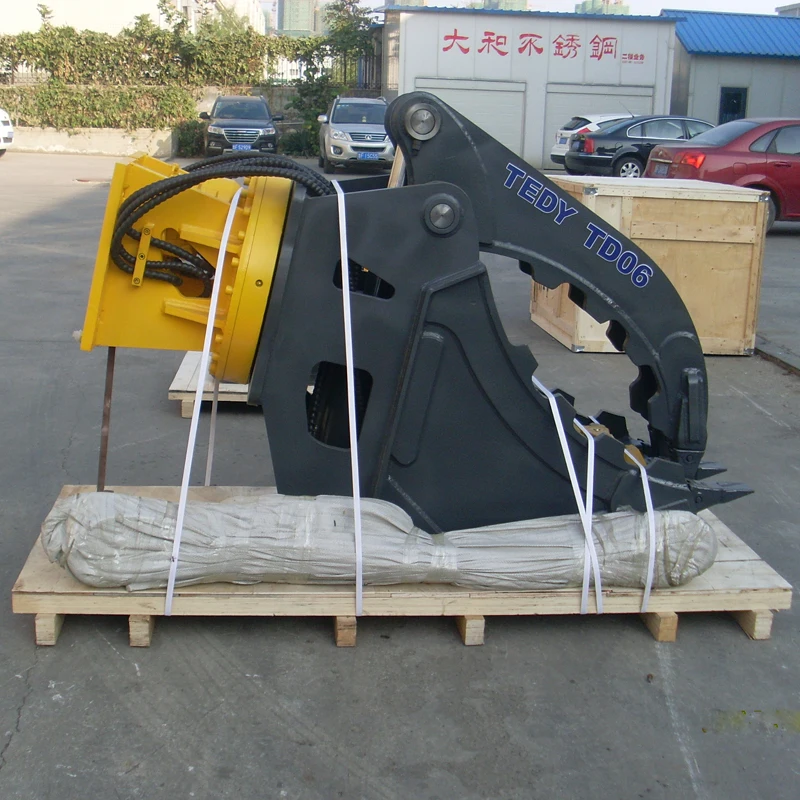 Q345B Mini Excavator Attachments Hydraulic Power Thumb Bucket