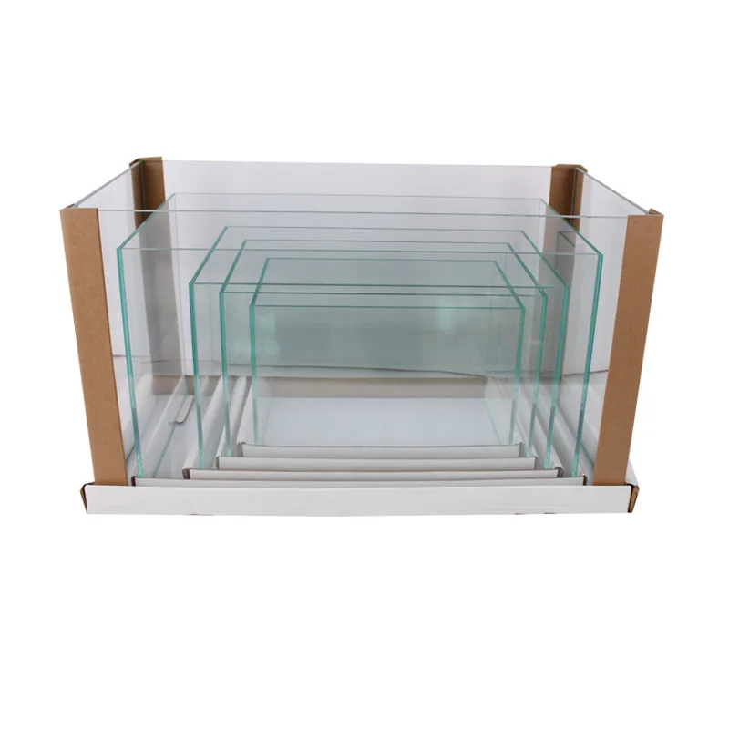 hot sale glass aquarium Four in one glass quadrate fish tank for aquarium