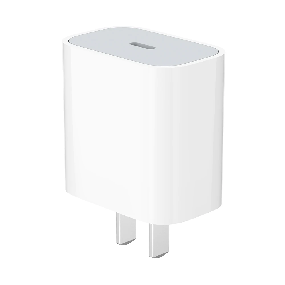 Wholesale Single Port High Power Quick Fast Charging PC Fireproof Material CCC FCC ROHS 20W PD USB C Charger for Apple iphone 13