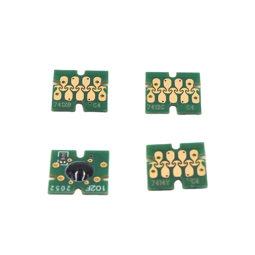 Goosam Cartridge T7411 T7412 T7413 T7414 Auto Reset Ink Chip For Epson Surecolor F6000 F6070 F6080 F7000 F7070 F7080 Printer