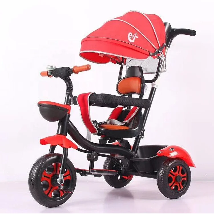 2018 Top Quality Baby Tricycle with low price,Tricycle for Kids ,New Model Children Trike with push bar parents can control
