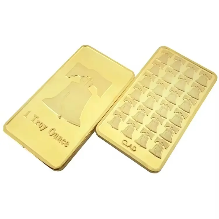 2024 колокольчик свободы, позолоченный бар, косметический слиток, сделанный на заказ, для вас