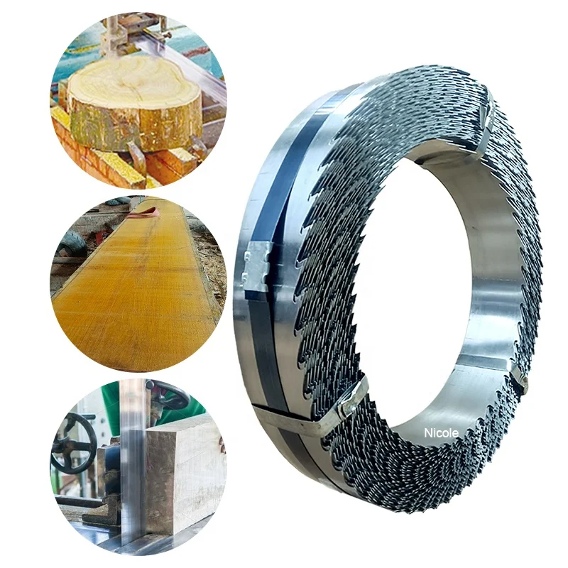 Sawmill Roll Narrow And Wide Woodworking Cutting Band Saw Blades 6inch 8 inch wood cutting band saw blade