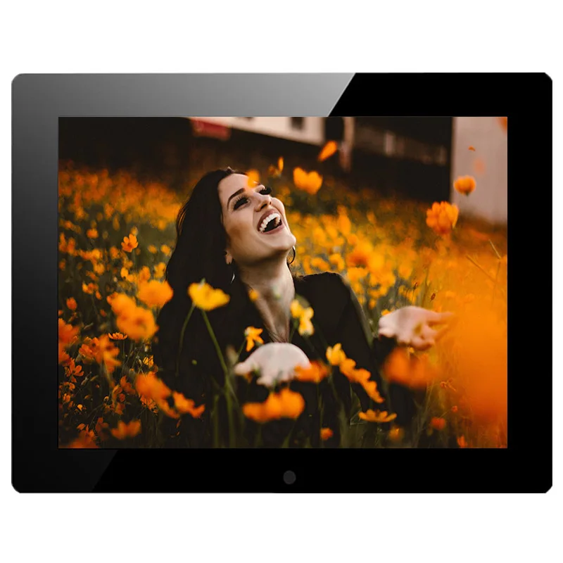 Oem Custom Lcd Digital Photoframe 15 Inch Electric Photo Picture Frame For Commercial Advertising