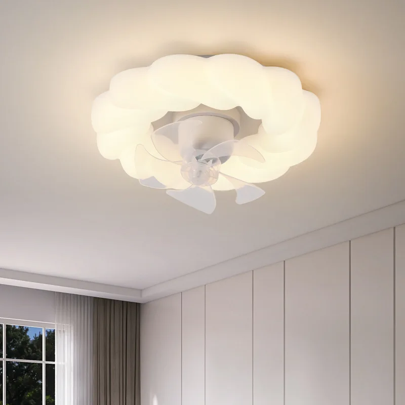 Designer modern wholesale residential smart metro remote control retractable led ceiling chandelier lights ceiling fan light