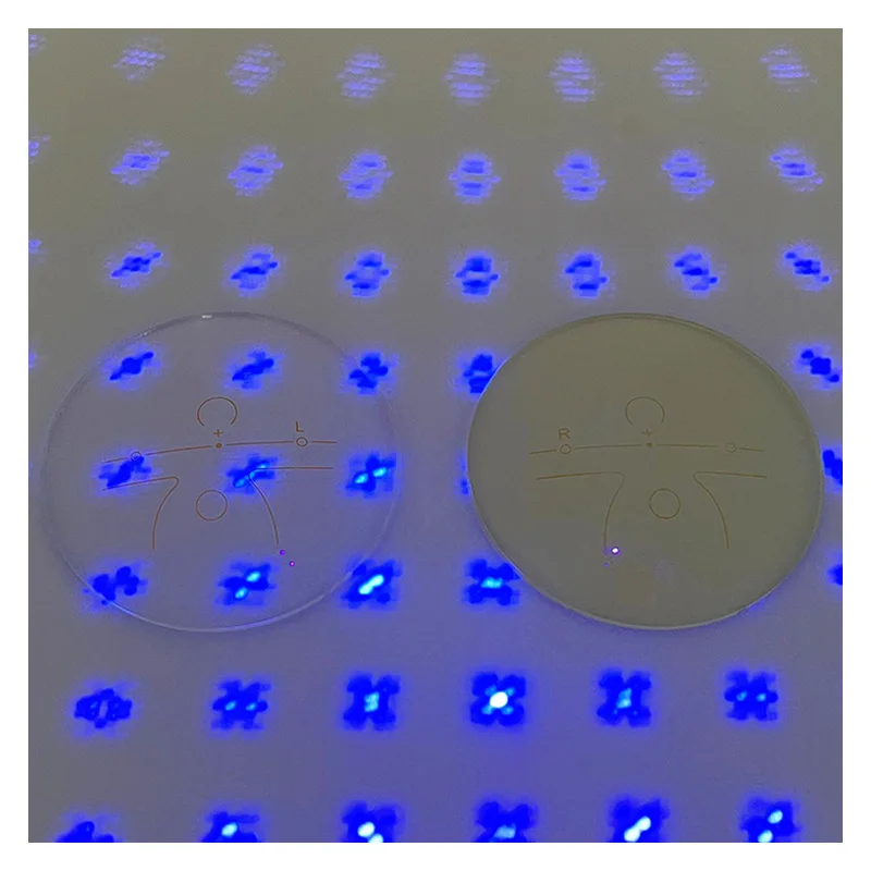Hot Selling Blue Light Lens High Quality  Uv420 1.56 Blue Cut Progressive SHMC 75 13+3mm Optical Lens