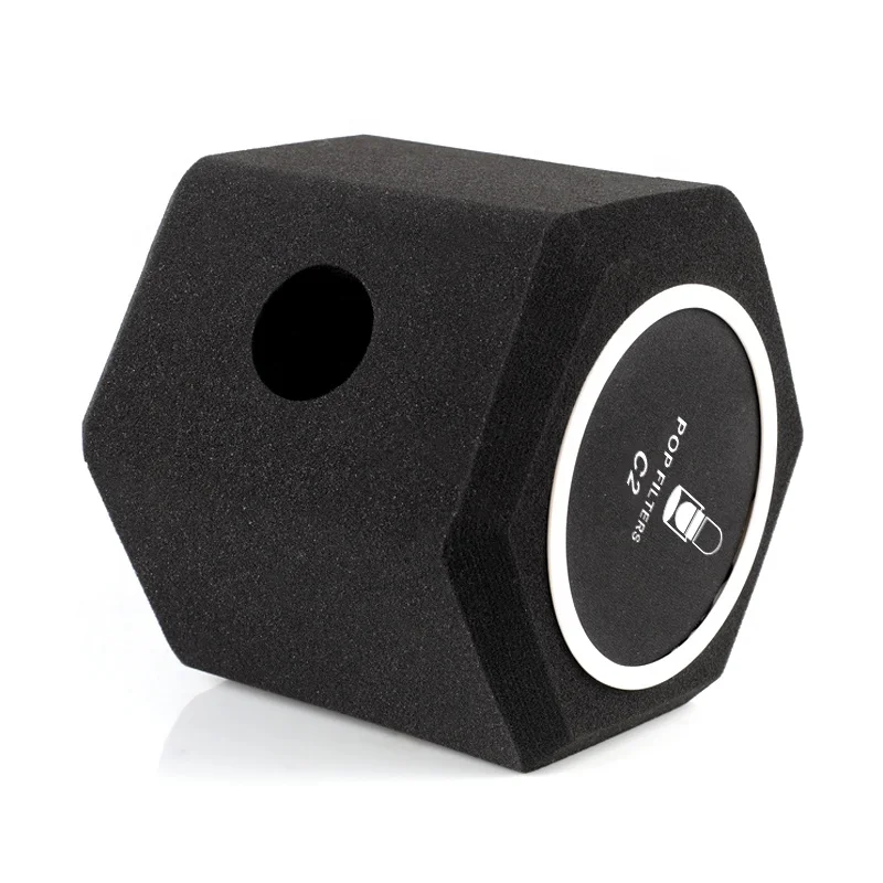 Professional Microphone Sound  Isolation Shield Studio Mic Foam Wind Screen for recording and live broadcast Microphone