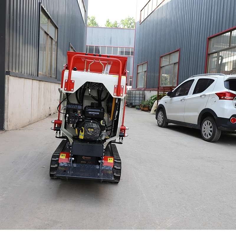 Small Crawler Dump 500KG 1000KG  Mini Dumper Garden Track Dumper Self-Loader