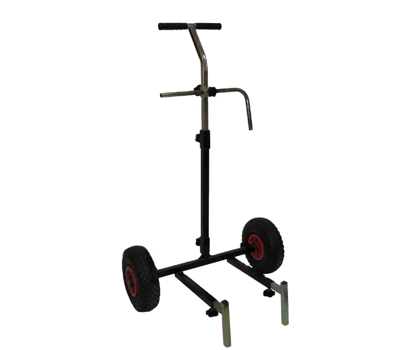 Camping Outdoor Steel Hand Trolley With Two Wheels For Carp Fishing