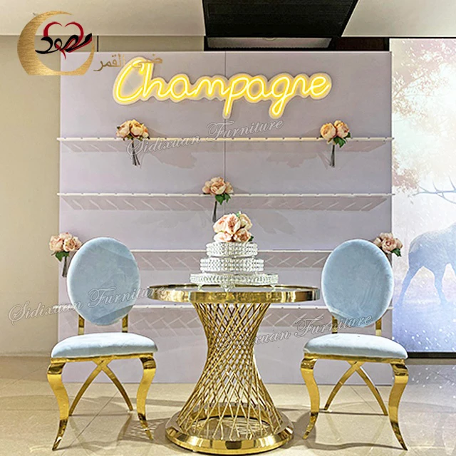 Hotel furniture wedding decoration party prosecco wall holder champagne wall