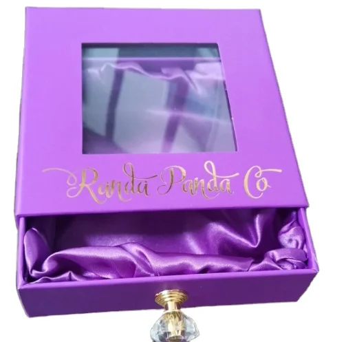 Square custom hard drawer box with ribbon ribbon short pumping hand,perfume box mini cosmetic packaging,small gift box