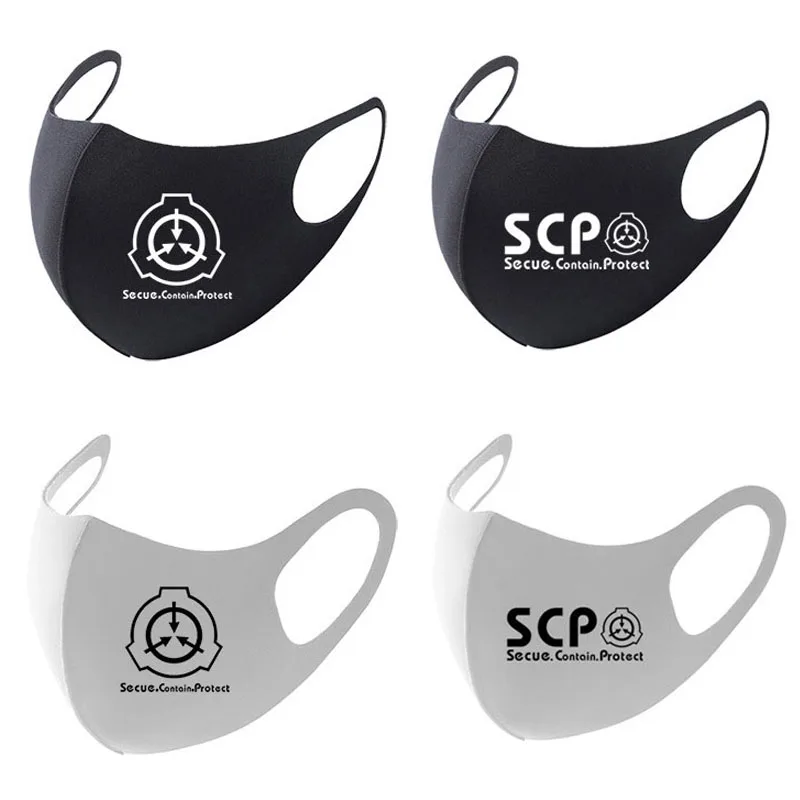 SCP Special Containment Procedures Foundation  Mobile Task Forces MTF Facemask Kids Adults Washable Reusable Custom Mask