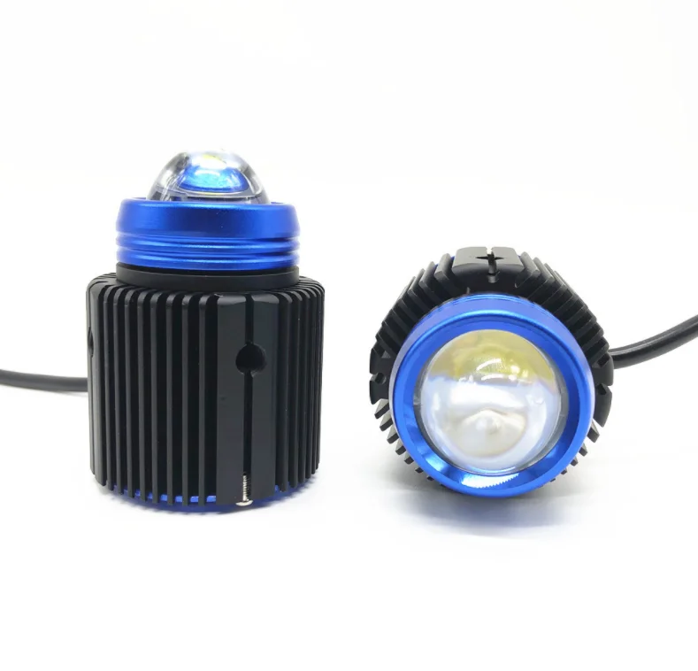 20W Motorcycle Headlights Lamp 3000K Spotlight Accessories headlamp LED Motor Spot Head Lights DRL 3000lm 6000K 12V 24V