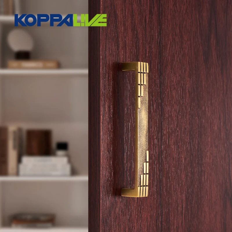 Koppalive Black Antique Brass Cabinet Handles Door Pull Drawer Knobs Handles Gold Dresser Pulls Kitchen Cupboard Handle 128mm