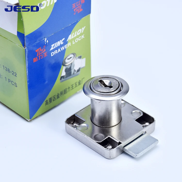 OEM Factory Price 101 Cold-rolled Steel Square Wardrobe Drawer Lock Modern Iron Key Cabinet Bedroom Furniture Lock Cabinet Lock