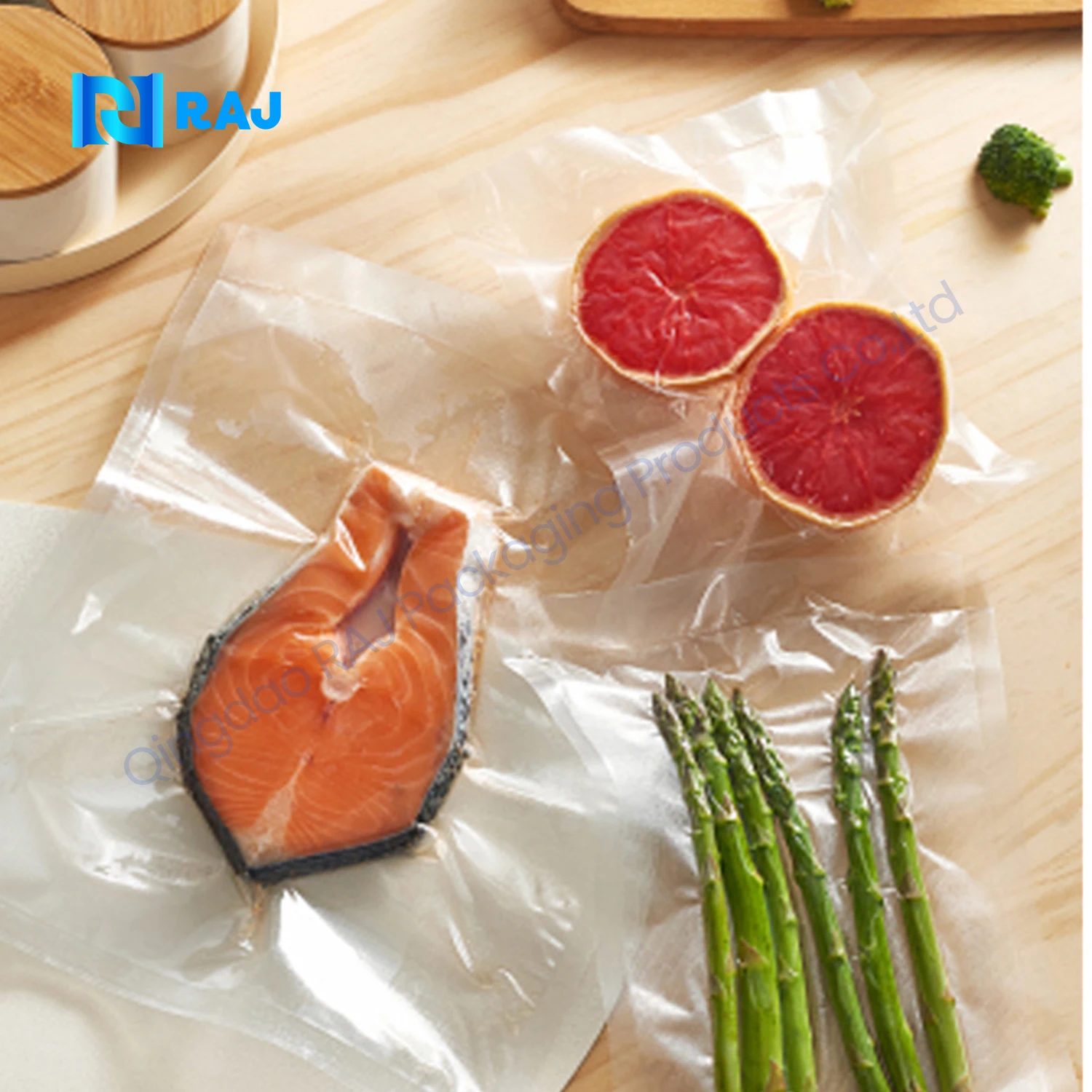 Пищевой пакет для курицы пластиковый Вакуумный с тремя 3-мя боковыми уплотнениями на молнии пакеты жареной упаковки замороженного мяса рыбы говядины