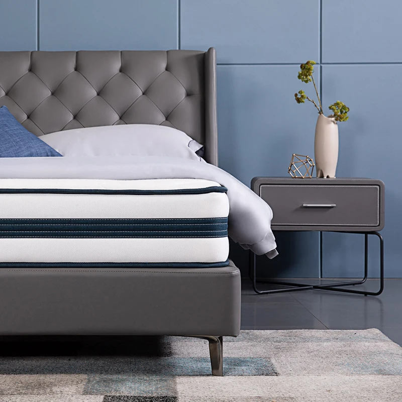 china natural contemporary european style hotel double twin size tufted bedroom set furniture for sale