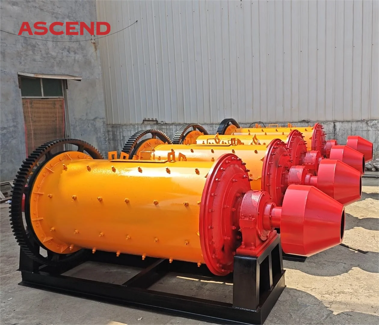 gold copper silver lead ore powder making ball mill crusher machine 900x1200 900x1800 model with 0.5 1 1.5 tons per hour
