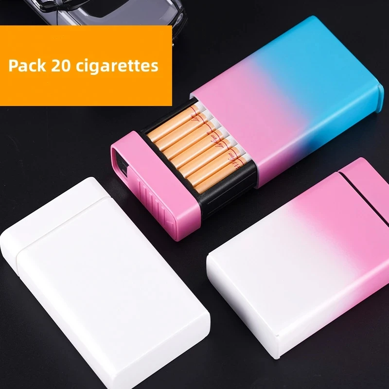 2024 New Electronic Mini Windproof Usb Charging Gift Cigarette Lighters Box for Men Portable Magic Rechargeable Electric Lighter