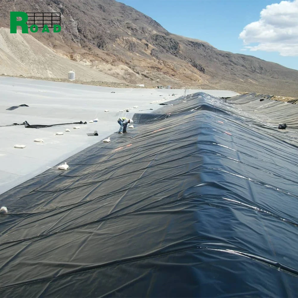 Smooth or Textured 1mm1.5mm  0.940g/cc Waterproof Artificial Pool Fish Pond Lake tank Liner ponds Geomembrane