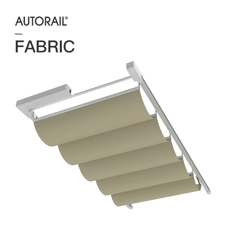 Premium Blackout Motorized Sunscreen Skylight Blinds Modern Horizontal Pattern for All Seasons