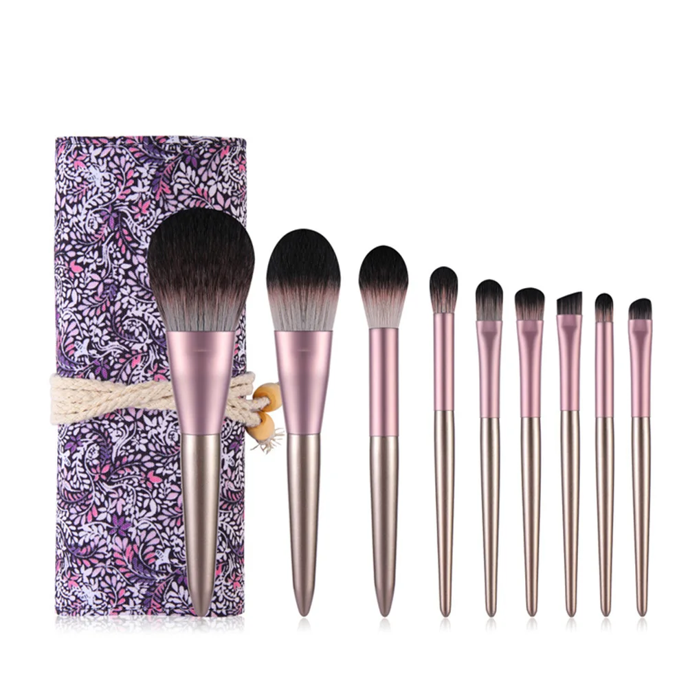 2023 Popular Luxury Pearl Color Makeup Brush Set Wholesale Customization Of Private Brand High Quality